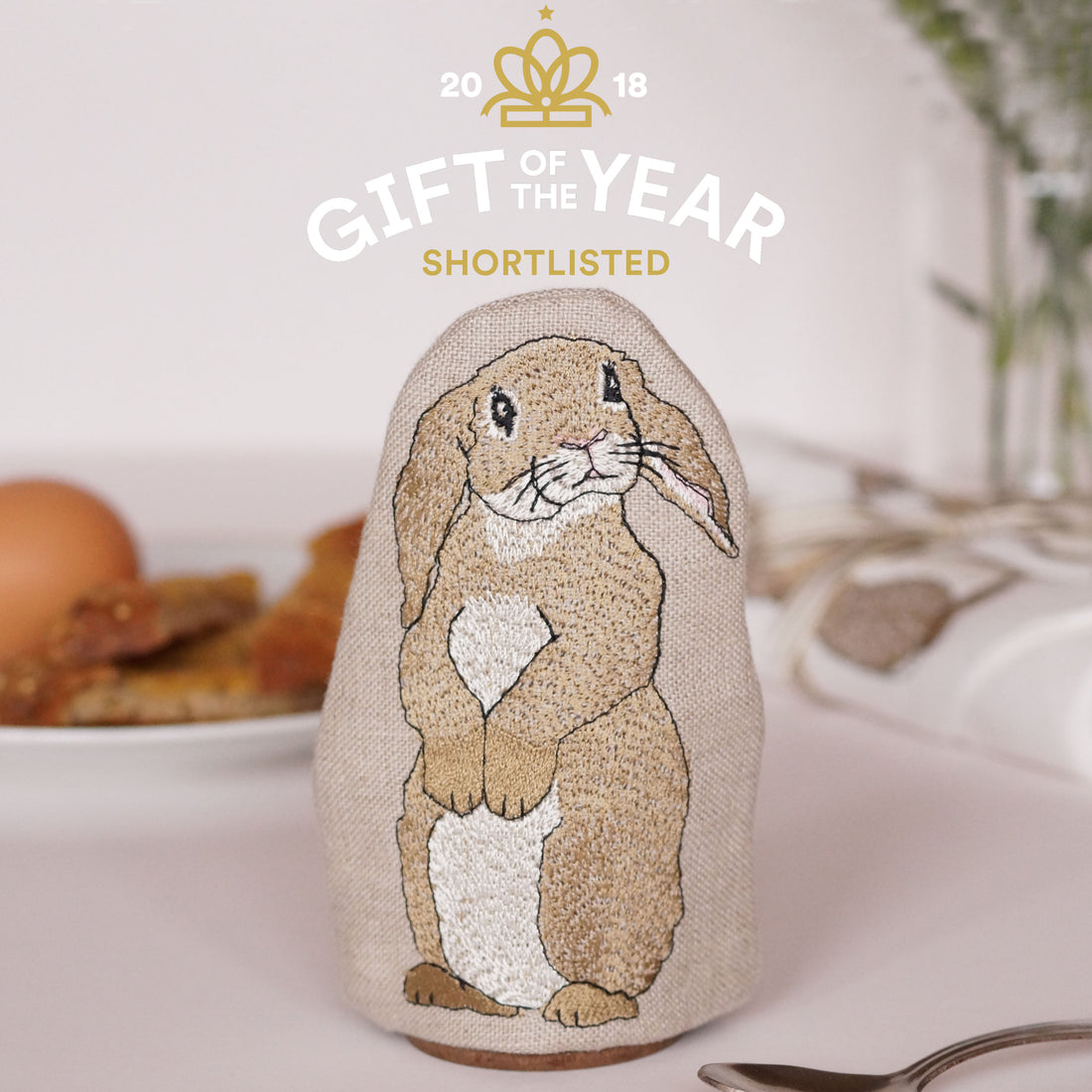 Rabbit Egg Cosy Shortlisted for the Gift of the Year Award 2018