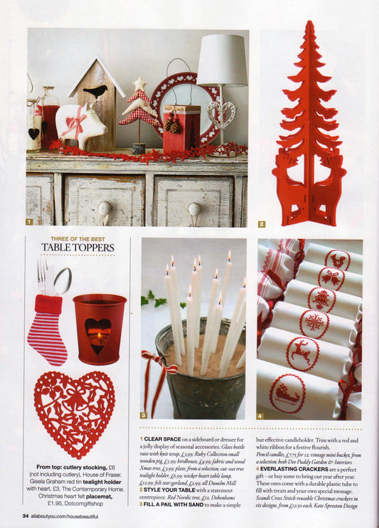 House Beautiful Christmas Ideas Magazine 2013
