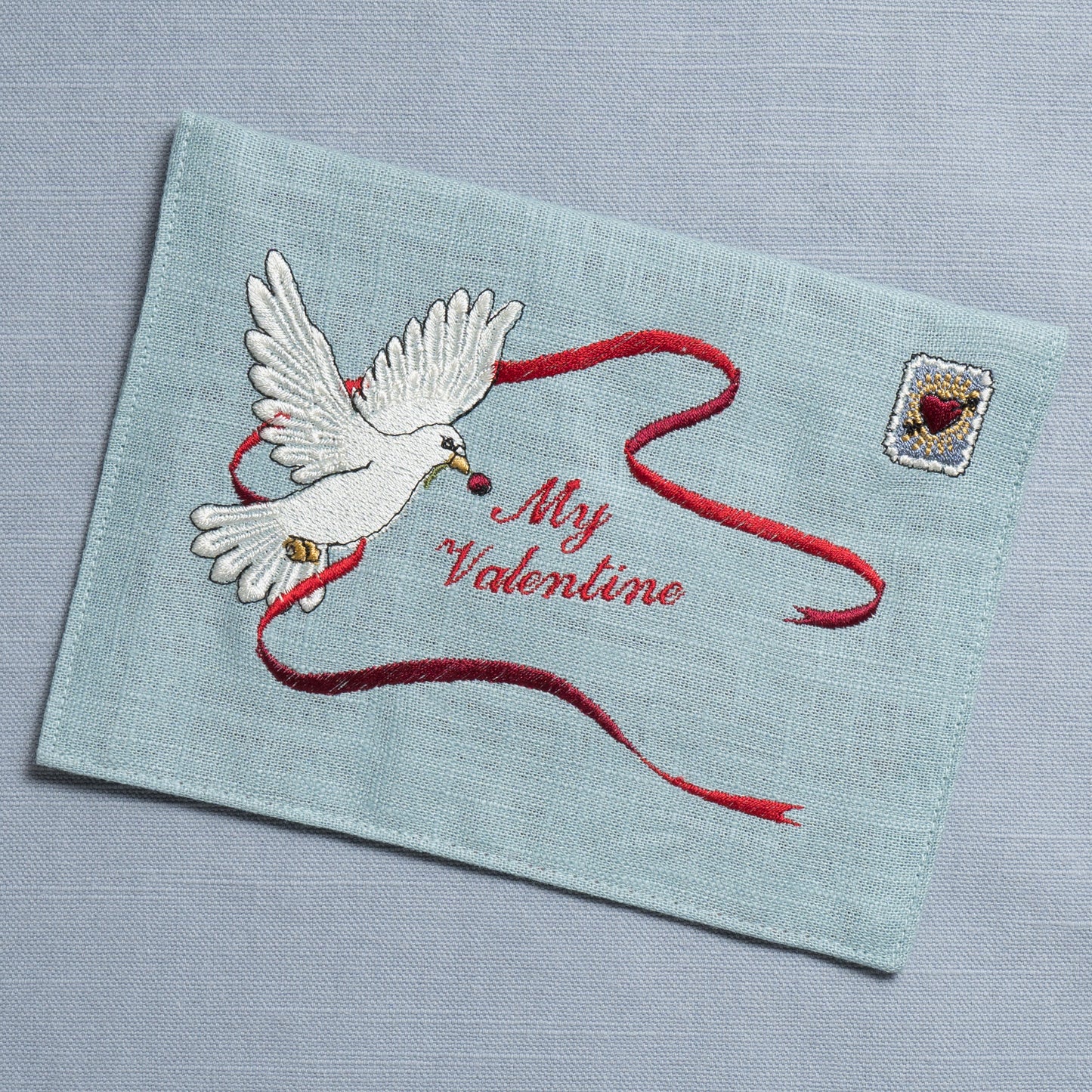 Sample - Valentine's Embroidered Keepsake Envelope