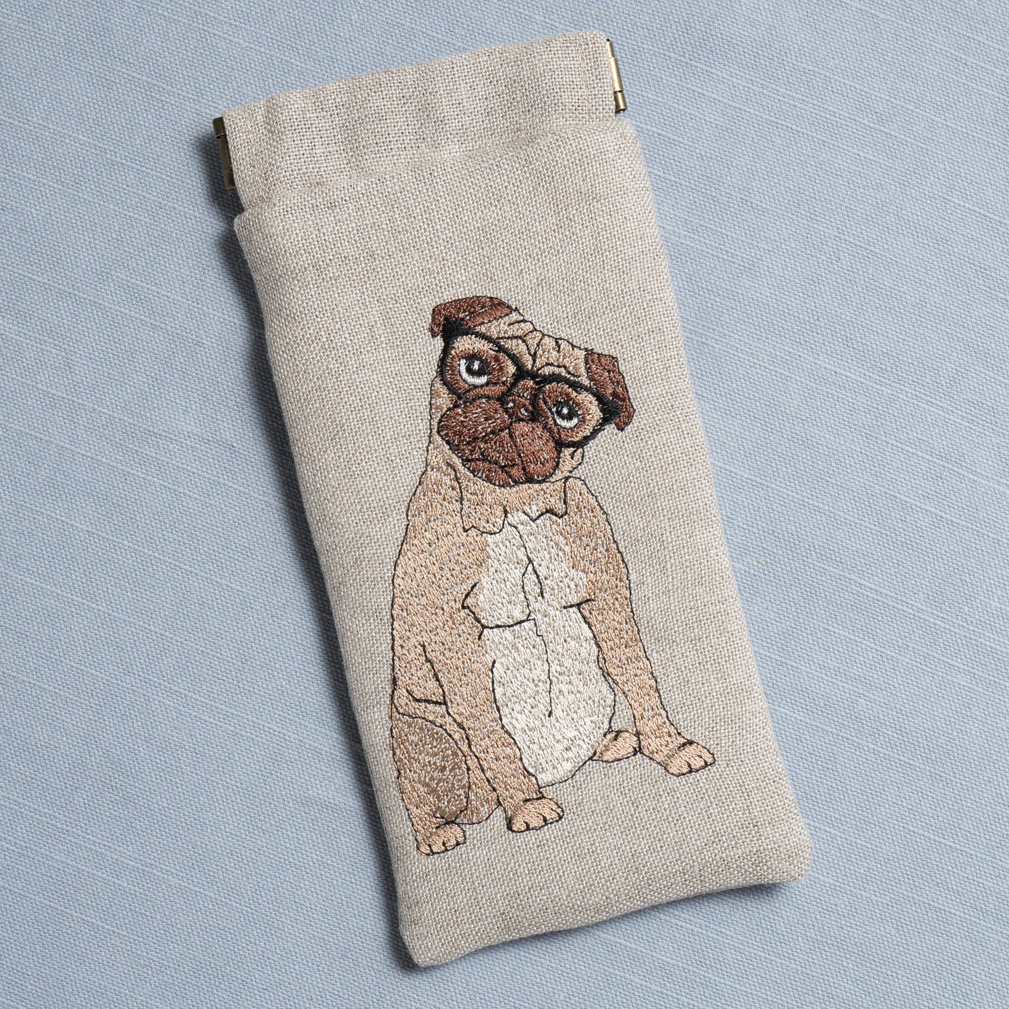 Second - Dog Glasses Case - Pug