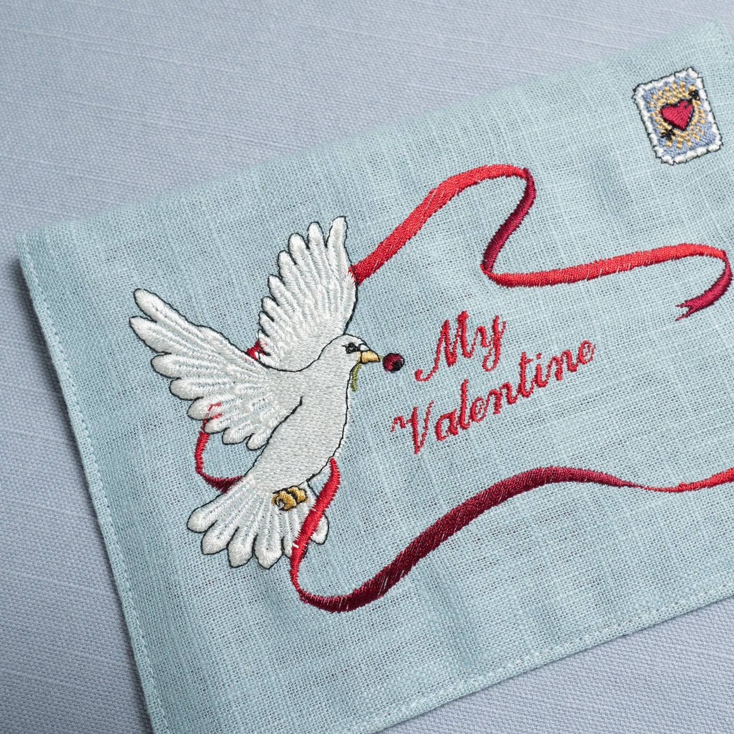 Sample - Valentine's Embroidered Keepsake Envelope