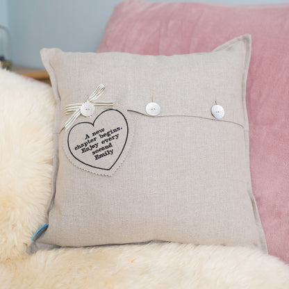 New Mum/New Beginnings Bouquet Cushion
