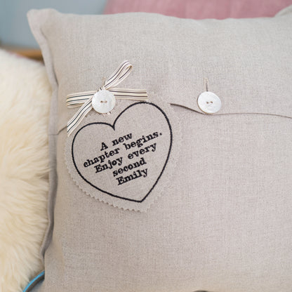 New Mum/New Beginnings Bouquet Cushion