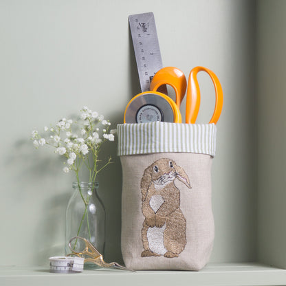 Make Your Own Rabbit Fabric Pot Sewing Kit