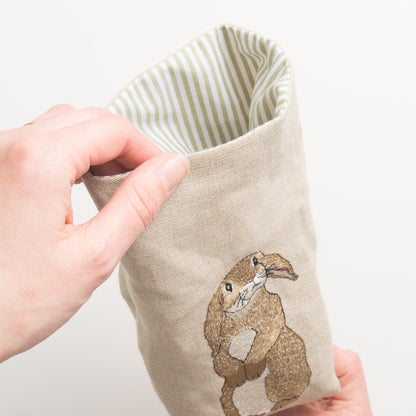 Make Your Own Rabbit Fabric Pot Sewing Kit