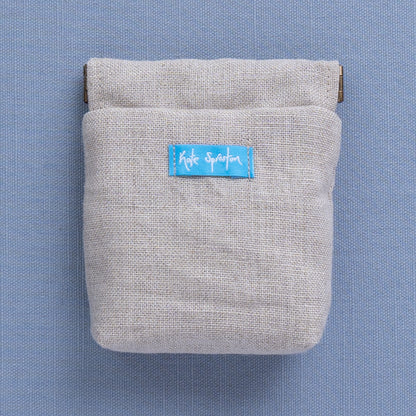 Embroidered Swan Snap Purse
