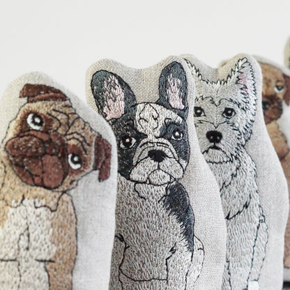 Embroidered Dog Egg Cosy - Twelve Breeds Available