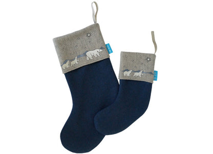 Polar Bear Christmas Stocking by Kate Sproston Design