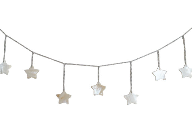 Shell Star Garland cut out shot by Kate Sproston Design